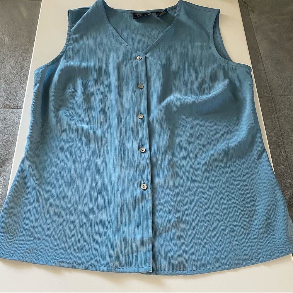 Blue Petite Top